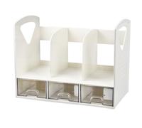 Floolinct Organizer da Scrivania in ABS con Cassetto Portariviste Portadocumenti Verticale Moderno per Ufficio e Camera da Letto