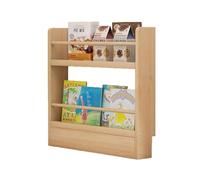 Floor Bookshelf Wide 20in - 47in Book Shelf For Wall Bookcases For Small Spaces Behind The Door Bookshelves For Living Room Book Display Space Saving Furniture Solid Wood Simple Installation(24in)