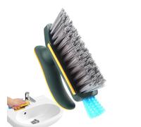 Floor Crevice Brush - 14.9cm ThreeInOne Scraper Tool, Multifunctional Scrub Cleaning Brush With Ergonomic Handle | PP Material, Deep Efficient Scrubber Works Wonders For Bathroom Cleaning