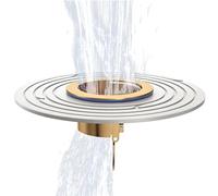 Floor Drain Seal Plug - Anti Odor Backflow Stopper, Shower Insert for Blocking, Bathroom Drain Cover, Plumbing Guard Tool with Fast Flow Channel, Sewer Protection Plug for Sealing and Shielding