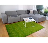 floor factory tappeto Gabbeh Karma verde 120x170 cm fatto a mano di 100% lana vergine