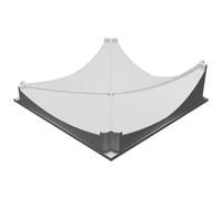 Floor Insert with Vaulted Design for Architectural Models - Window-Facing