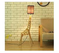 Floor Lamp Floor Lamp 1.1 Meters High Cartoon Creative Lamp DIY Assembly Decorated Home Bedroom Living Room Hotel Room Decoration Warm Color NeLong Neck Floor Lamp (Size : Black)