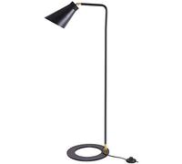 Floor Lamp Floor Lamp Nordic Modern Black Adjustable Horn Shade Round Ring Base Wrought Iron E27 Single Head Standing Lamp 1.72M with Foot Switch Compatible with Living Room Bedroom Office Re