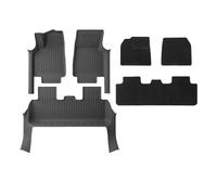 floor mats, Tappetini con striscia di protezione for battitacco, compatibili con Tesla Model Y Juniper 2025 2026, rivestimento for bagagliaio for tutte le stagioni,for automotive(FMT-DL-6PCS)
