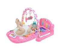 Floor Play Mat - Light Up Musical Activity Gym, Detachable Sensory Toys with Adjustable Arch, Soft Breathable Fabric, Stress Reliever Assembly, Engaging Play Area for Daycare and Playroom