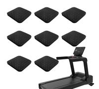 Floor Protection Treadmill Pads, 8x Non-Slip Silicone Mats, Anti-Vibration Exercise Equipment Mats, Noise Reduction For Bedroom And Living Room Use, 3.94x3.94x0.2 Inches