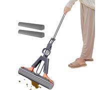 Floor Roller Mop, Pva Sponge Mop with Adjustable Handle, Highly Absorbent Cleaning Tool (For Hardwood, Tile, Marble), Ideal for Bedroom and Study Room