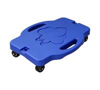 Floor Scooter Board, Sensory Gliding Toy, Kids Balance-Trainer with 360-Degree Wheels, Durable Exercise Base with Safety-Handles, Vibrant Style with Smooth-Glide, Playground Gear for School