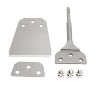 Floor Scraper Bit in Acciaio al Molla 4 Pollici, Utensile per Rimozione Pavimenti con Manico Rotondo - Lama Robusta per Colla e Piastrelle, Adatto a Martelli Elettrici Grande Taglia