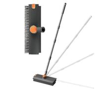 Floor Scrub Brush - Adjustable Multifunctional Scrubber with Long Handle
