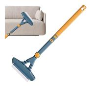 Floor Squeegee Silicone Blade Long Handle - Mesh Duster Glass Squeegee | Screen Door Cleaner | Telescopic Adjustable For Rain Water Film Porch Shower Bathroom Kitchens