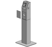 Floor standing self service - kiosk -BLACK- - Warranty: 60M NEW