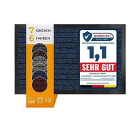 Floordirekt Dura, zerbino resistente e resistente, disponibile in diverse misure e colori, tappetino antiscivolo per interni ed esterni (blu, 50 x 80 cm)