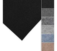 Floordirekt Feltro agugliato Superflex, Rivestimento per Interni, Ideale per restauro e Manutenzione, Flessibile, Feltro agugliabile, ritagliabile Individualmente (Nero, 200 x 100 cm)