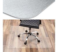 Floordirekt PRO - Sottotappeto per sedie da Ufficio - Tappetino Trasparente per Pavimenti duri - Tappetino per Pavimenti, Protezione per Pavimenti, Tappetino sottotappeto (75 x 120 cm)
