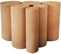 Floordirekt Rotolo di sughero, base isolante naturale, versatile, isolante acustico e termico, disponibile in diversi spessori e lunghezze, 6 mm, 100 x 250 cm