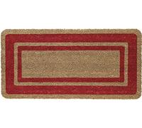 Floormad Cocco Zerbino, Fibra/Vinile, Rosso, 50x100x1.7 cm
