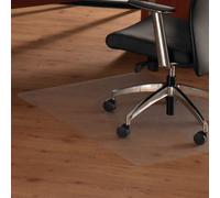 Floortex, tappetino ULTIMAT II, per la protezione del pavimento, adatto per pavimenti duri, dimensioni di 120 x 90 cm, trasparente, al 100 % in policarbonato, certificato TÜV, codice articolo 619500