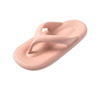 Flop Donna Moda Semplice Tinta Unita Nuovo Modello Piatto Confortevole Antiscivolo Pantofole Donna Remix, Colore: rosa., 41 EU