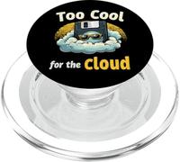 Floppy Disk Retro Tech Nostalgia Old School Computing Umorismo PopSockets PopGrip per MagSafe