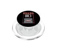 Floppy Disk Retro Tech Nostalgia Old School Computing Umorismo PopSockets PopGrip per MagSafe