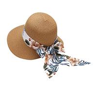 Floppy Garden Cappelli da donna pieghevoli da sole floppy roll up Sun Cap 50+ Caps World on Field Hat, A, Taglia unica