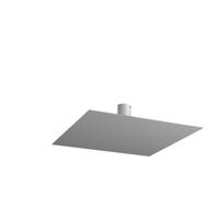 FLOPPY GRIGIO CON STAFFA DI FISSAGGIO E COPRIBASE 1185-48 ST12-GR
