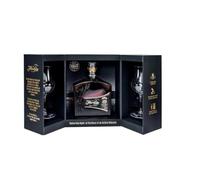 Flor de Cana - Rum Ron Centanario 25 y Slow Aged Volcano Special Pack con Biccheri 0,70 lt. + Box