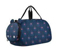 Flor De Mayo Midnight Blue - Borsa da palestra per bambini, con scomparto per scarpe, multifunzionale, per sport, palestra, spiaggia, nuoto, piscina, sport bolsa para hombre