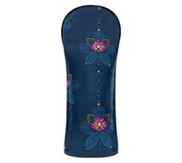 Flor De Mayo - Set di coperture per mazze da golf, impermeabili, con etichette intercambiabili n. per conducente, fairway, ibridi, in legno, regalo per uomo