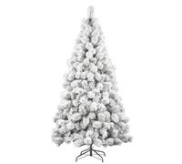 Albero di Natale innevato Des Alpes 180 cm Flora Realistico e Folto