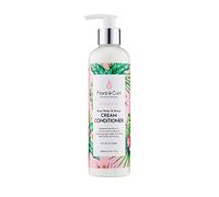 FLORA AND CURL Hydrate Me Organic Rose & Honey Cream Balsamo 300 Ml per tutti i tipi di capelli, per detergere e nutrire i capelli, 300 ml