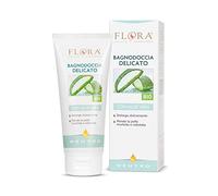 FLORA Neutro Bagnodoccia Delicato 200 ml BIO-BDIH - con succo di Aloe vera, per aiutare persone con allergie o pelli sensibili, formulato per miscelarlo con oli essenziali puri 100%
