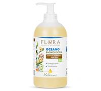 Flora Bagnodoccia Oceano 500 ml BIO-BDIH - Bagnoschiuma Naturale Rinfrescante Uomo Donna - Detergente Delicato Idratante Pelle Secca - Senza Parabeni - Offerta Bagno Doccia Biologico Profumato