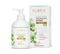 FLORA Bellessere Detergente Intimo Aloe Vera PH 5.0-5.5 - 250 ML con succo di Aloe vera per aiutare persone con allergie o pelli sensibili formulato per miscelarlo con oli essenziali puri 100%