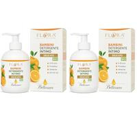 FLORA Bellessere Detergente Intimo Bambini pH 4,5-5,0-250 ml Per bambini dai 3 ai 12 anni Dall'effetto protettivo idratante emolliente e lenitivo Con oli essenziali 100% puri (Confezione da 2)