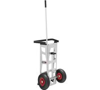 FLORA | Carrello per la raccolta dei rifiuti EASY | per esterni | con ruote con camera d'aria | Per esterni, con ruote con camera d'aria