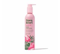 Flora & Curl Balsamo in crema all'acqua di rose e miele per capelli naturali crespi e ricci, 300 ml