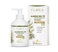 Flora Detergente Intimo Flora Bellessere al Tè Verde - Protettivo, Idratante e Lenitivo, pH 3.0, 250 ml