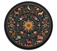 Flora e Fauna Jigsaw Puzzle Rotondo 1000Pcs Collection Adulti E Bambini Mani Sul Gioco Regalo Per Amore Amico 1000pcs (67.5x67.5cm)