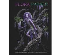 FLORA FATALE: 33 Botanical Aberrations: A Premium 160-Page Vivid Black Art Coloring Book & Design Archive