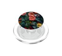 Flora floreale Boho Fogliame Flora Natura Vegetazione Fiore PopSockets PopGrip per MagSafe
