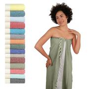 Flora Furora Asciugamano Mare Grande, Teli Mare cotone Spiaggia, 100x200 Telo Mare Donna Uomo | Fouta Beach Towel Pareo, sauna da casa finlandese, telo picnic coperta, viaggio