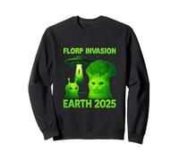 Flora Invasion Florp Unhinged Gen Z Brainrot Meme Cat Barzelletta Felpa