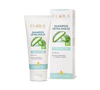 FLORA Neutro Shampoo Extra Dolce 200 ml BIO-BDIH con succo di Aloe vera per aiutare persone con allergie o pelli sensibili formulato per miscelarlo con oli essenziali puri 100%
