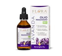 Flora Olio da Massaggio Blu Bio Cosmos - Lavanda - 100 ml