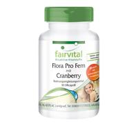 Flora Pro Fem: probiotico + mirtillo 90 capsule - sistema genito-urinario | f...