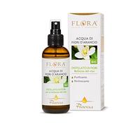 FLORA Purezza Acqua Aromatica di Fiori d'Arancio 100 ml BIO-COSMOS Distillato di fiori per la bellezza del viso Tonico dall'effetto rinfrescante rivitalizzante lenitivo