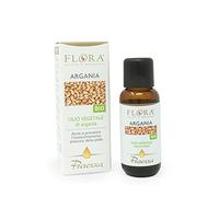 FLORA Purezza Olio di Argania 30 ml BIO-COSMOS Olio vegetale viso corpo e capelli Idratante riequilibrante e elasticizzante Base ideale in Aromaterapia